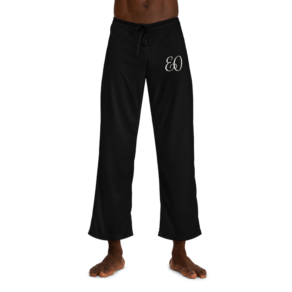 East & Oak Men's Pajama Pants — Minimal Monogram Lounge Pants