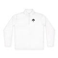 Quarter-Zip Pullover — Small Tree Chest Logo & “Stay Rooted.” Back Script