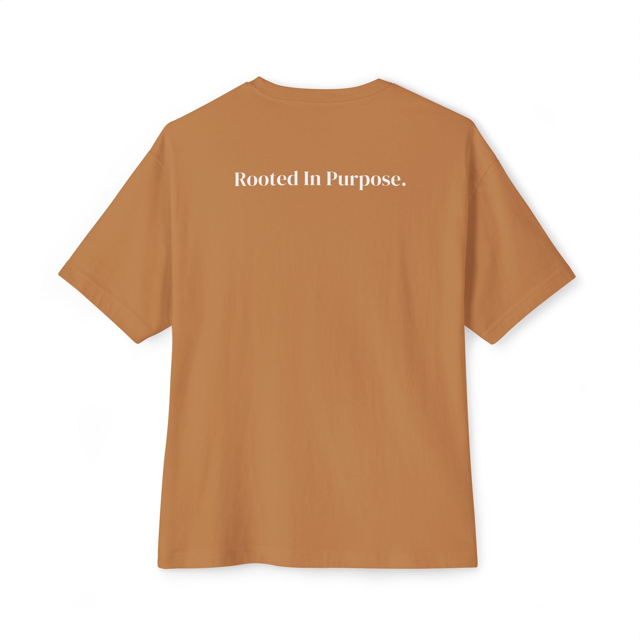East and Oak Logo Boxy Tee — Minimalist Oversized Graphic T-Shirt