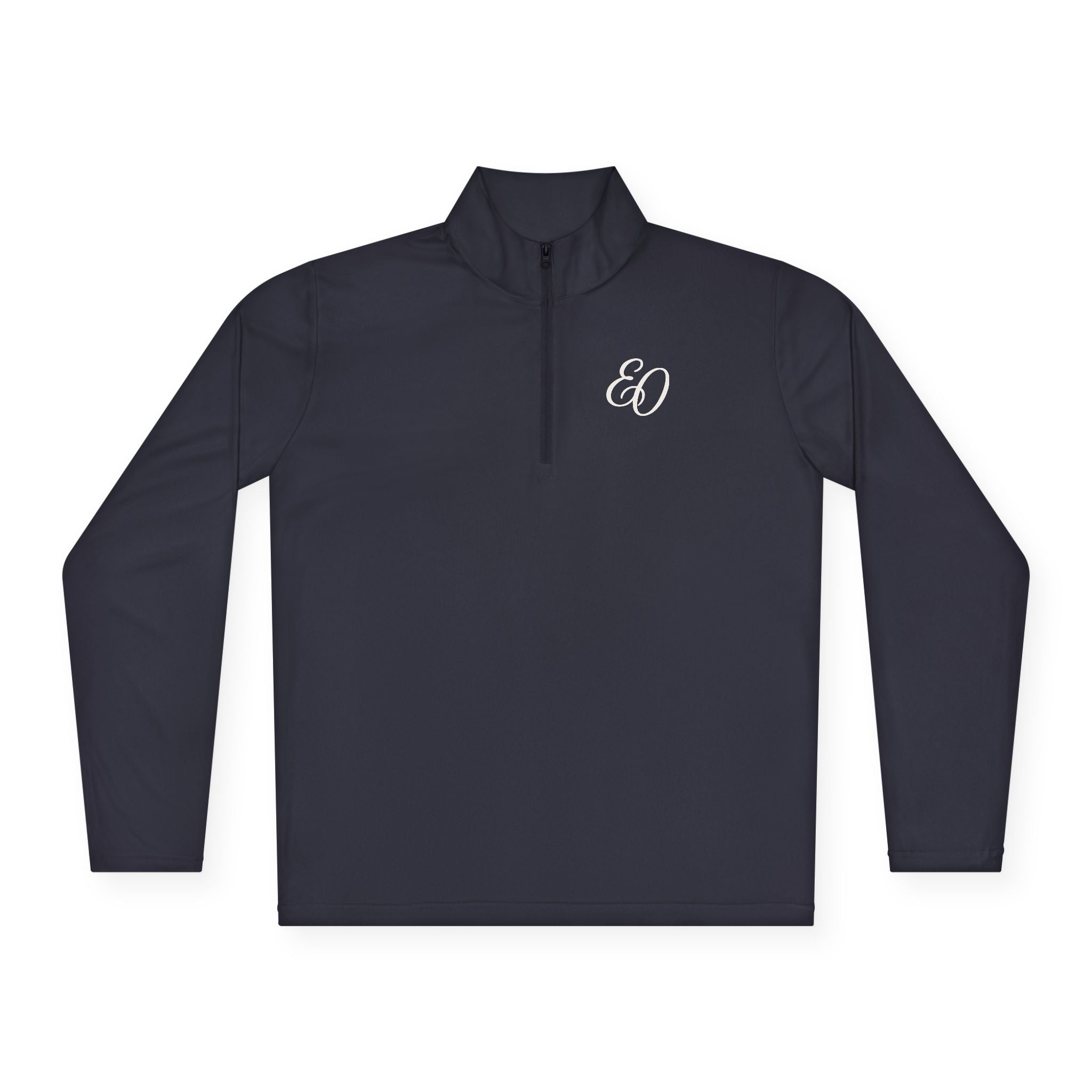 Quarter-Zip Pullover — Small Tree Chest Logo & “Stay Rooted.” Back Script