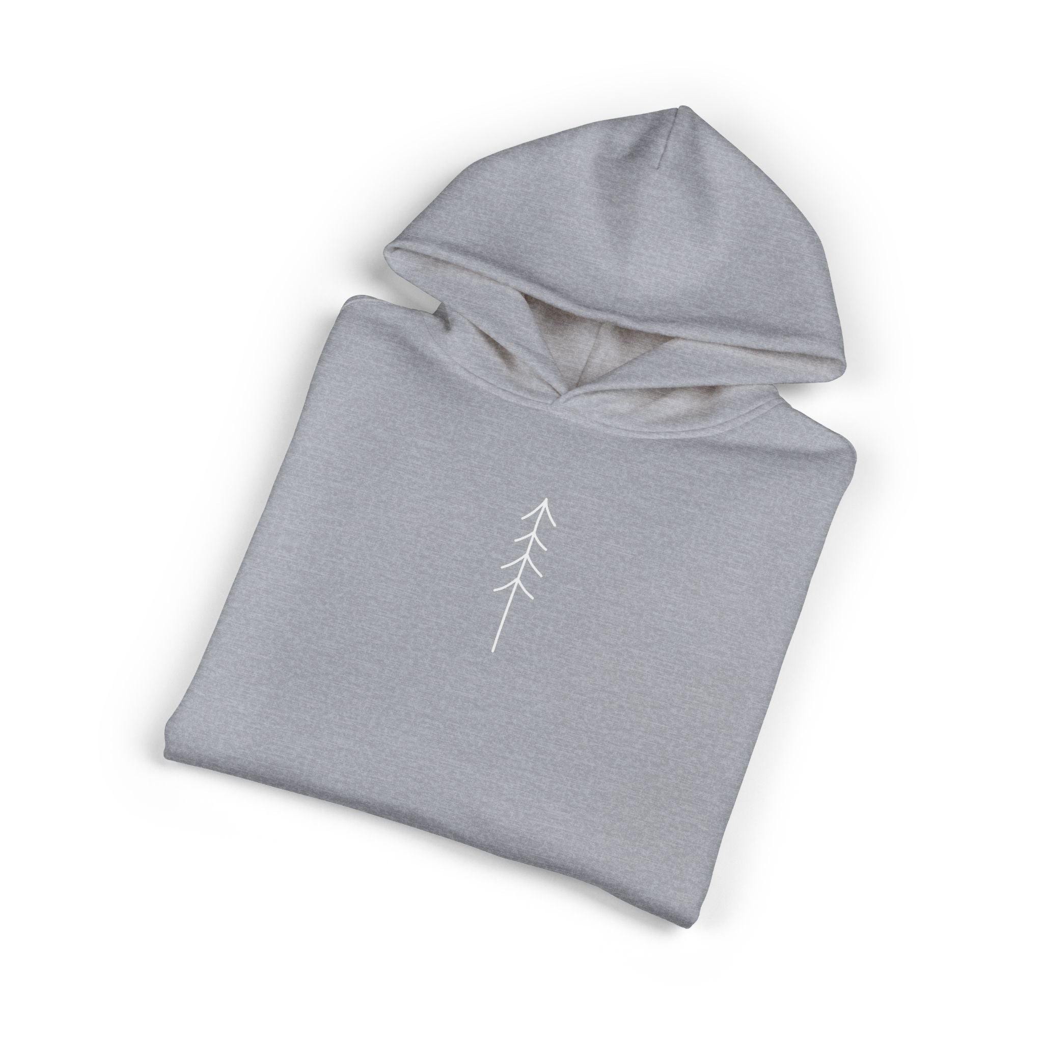 Stay Rooted Hoodie — Minimal Tree Graphic Relaxed Pullover