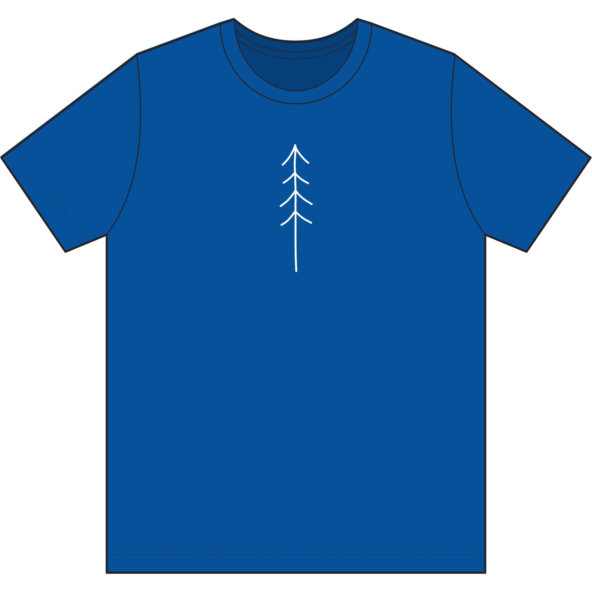 Move With Intention T-Shirt — Performance Tee with "Stay Rooted" Back Script