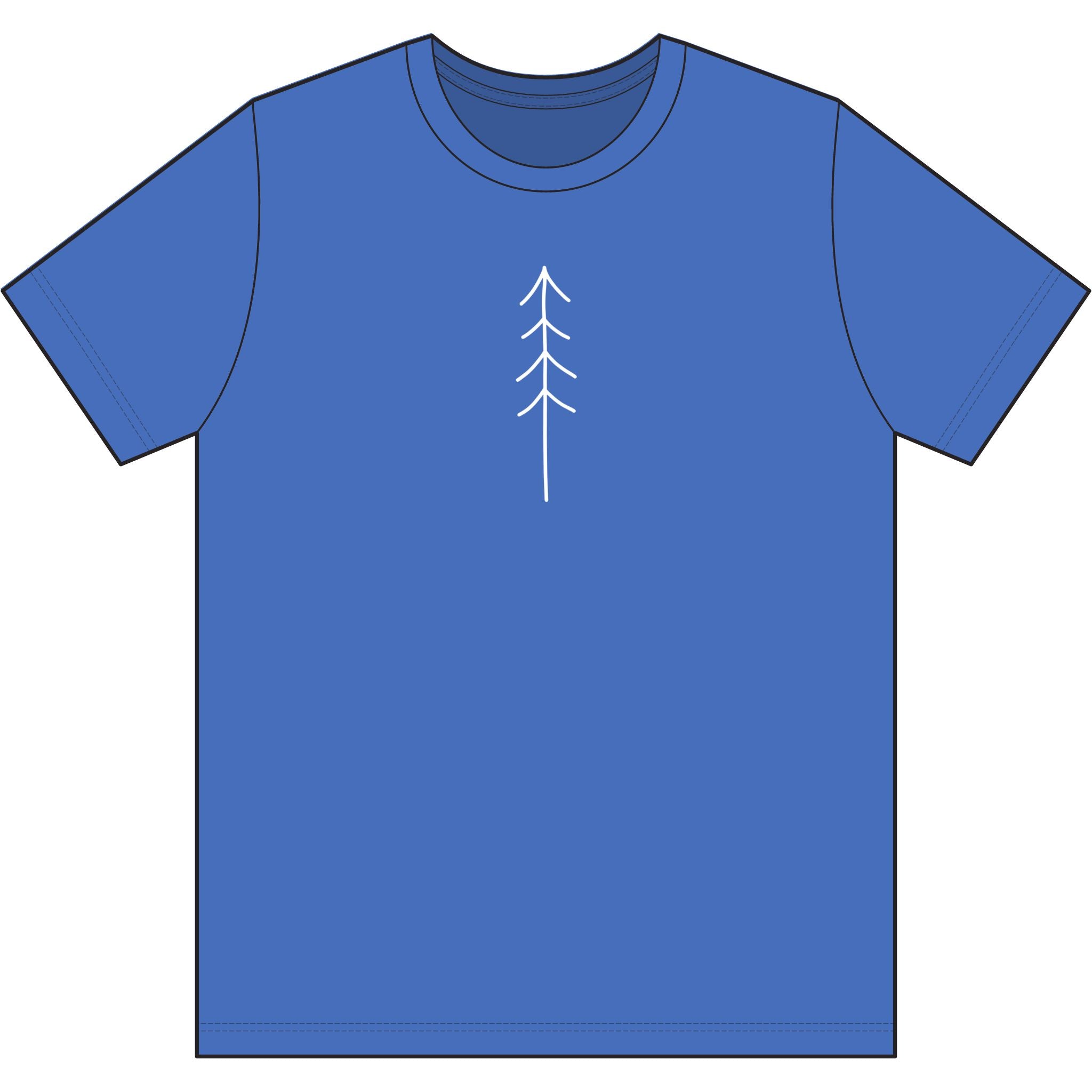 Move With Intention T-Shirt — Performance Tee with "Stay Rooted" Back Script