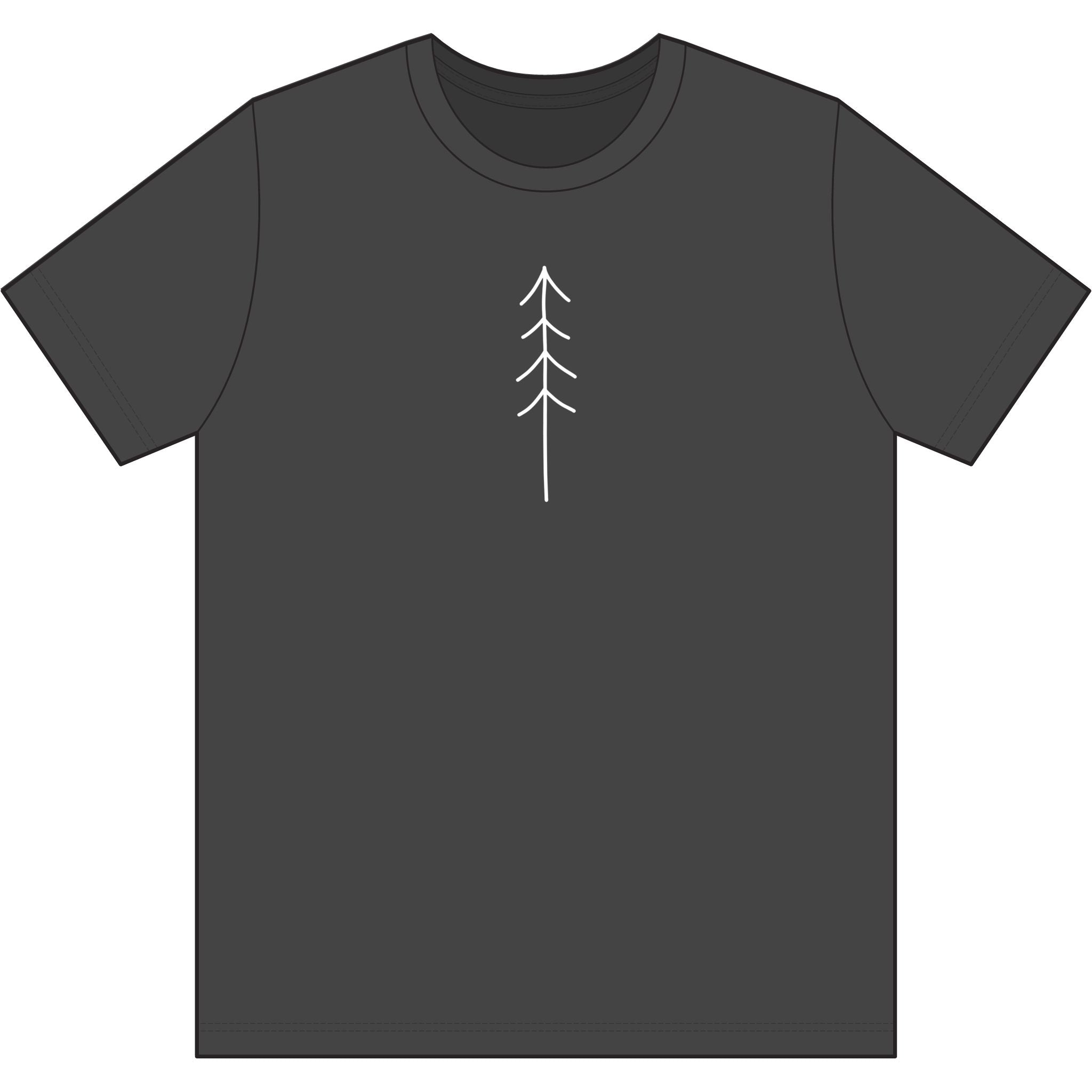 Move With Intention T-Shirt — Performance Tee with "Stay Rooted" Back Script