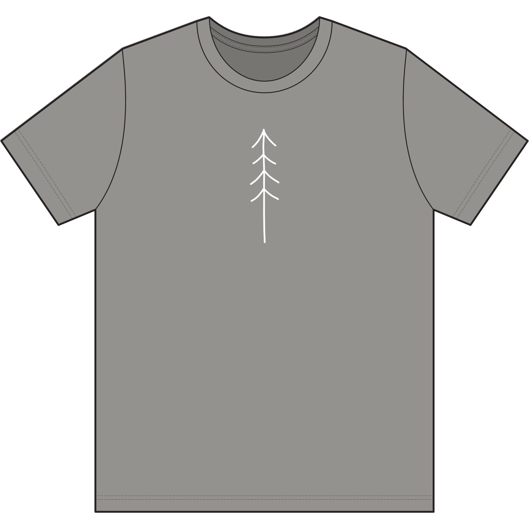 Move With Intention T-Shirt — Performance Tee with "Stay Rooted" Back Script