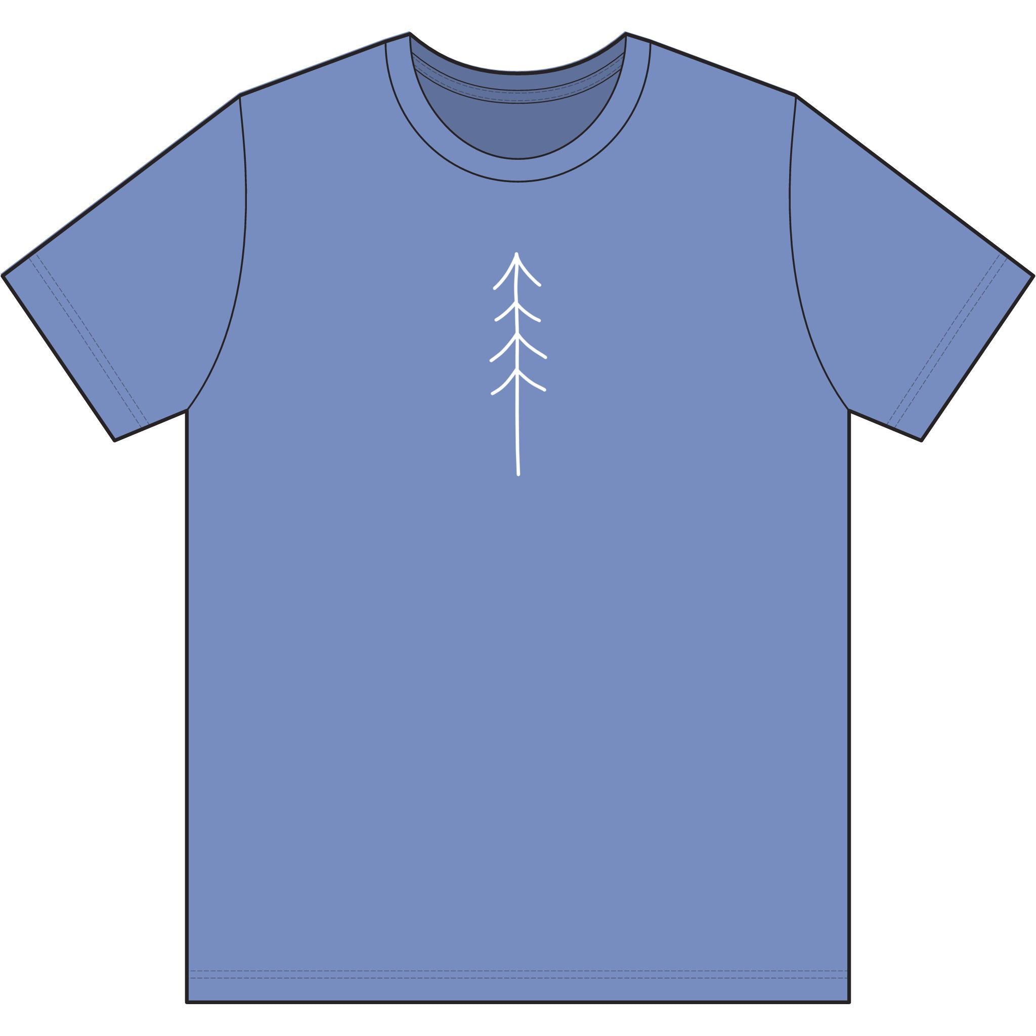 Move With Intention T-Shirt — Performance Tee with "Stay Rooted" Back Script