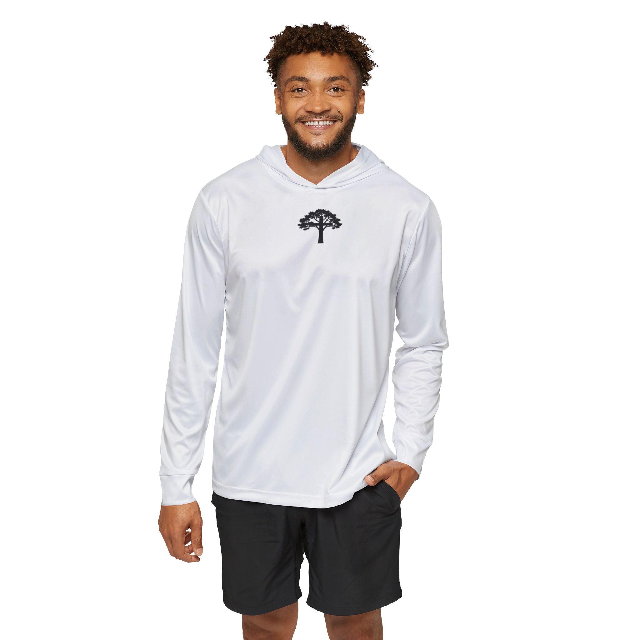Stay Rooted Hoodie — Tree Logo Men's Sports Warmup Hoodie