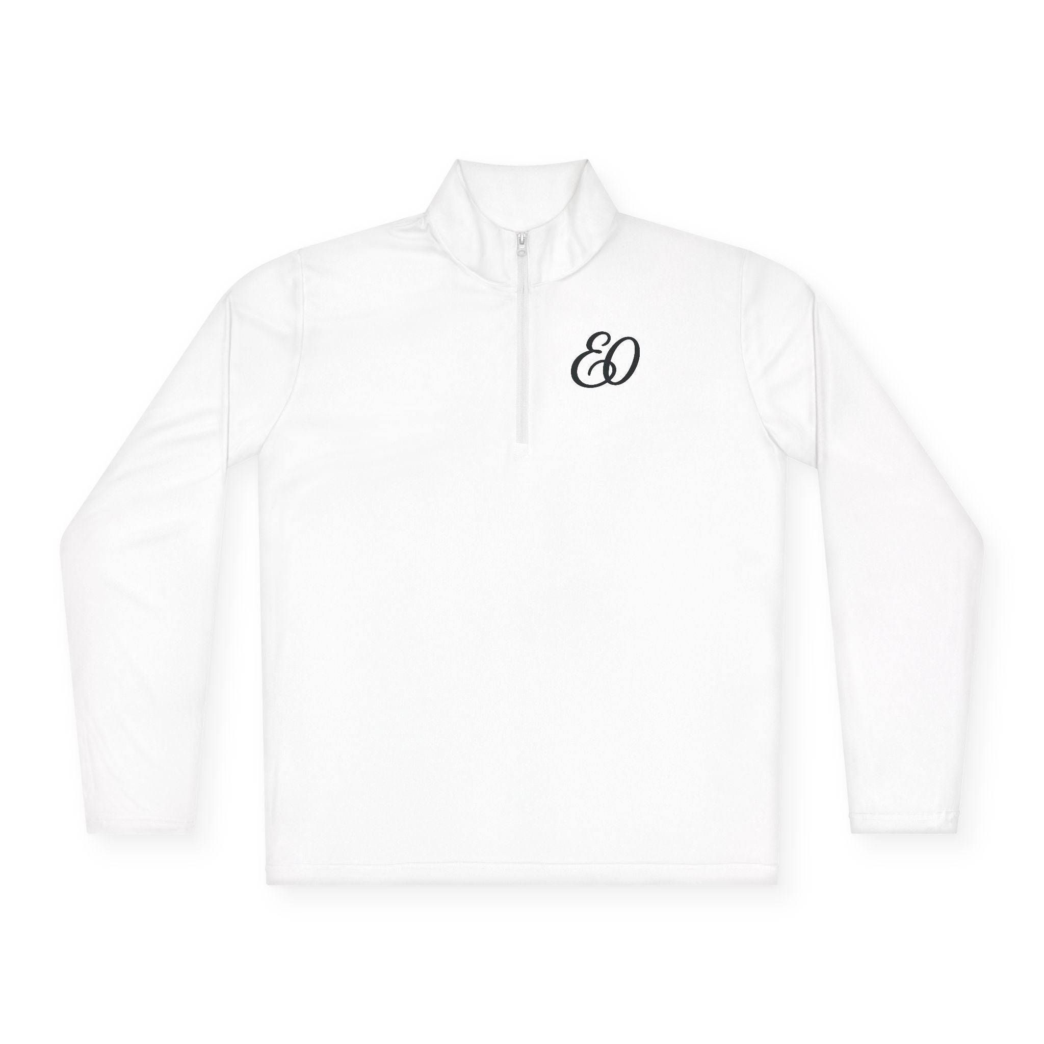 Quarter-Zip Pullover — Small Tree Chest Logo & “Stay Rooted.” Back Script