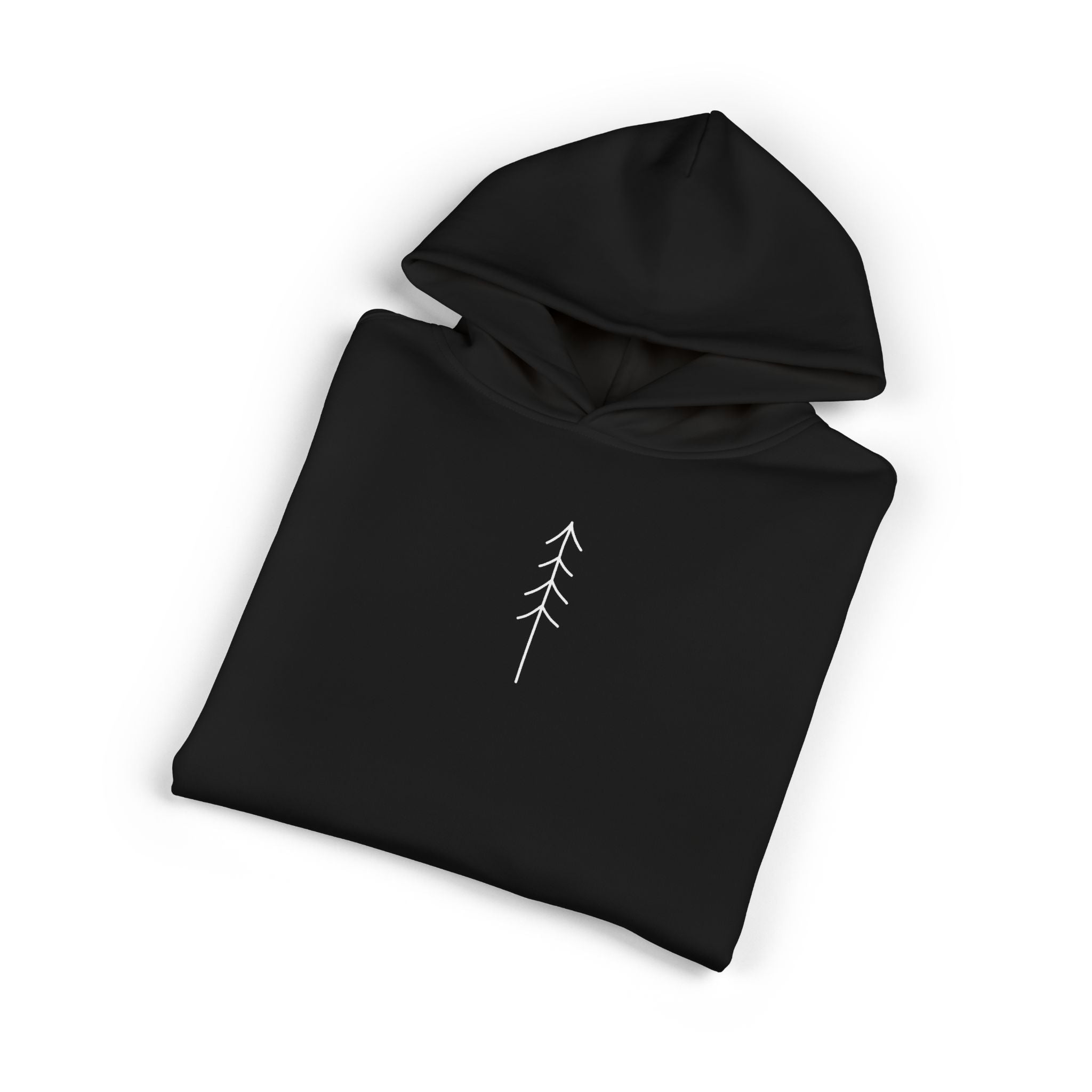 Stay Rooted Hoodie — Minimal Tree Graphic Relaxed Pullover