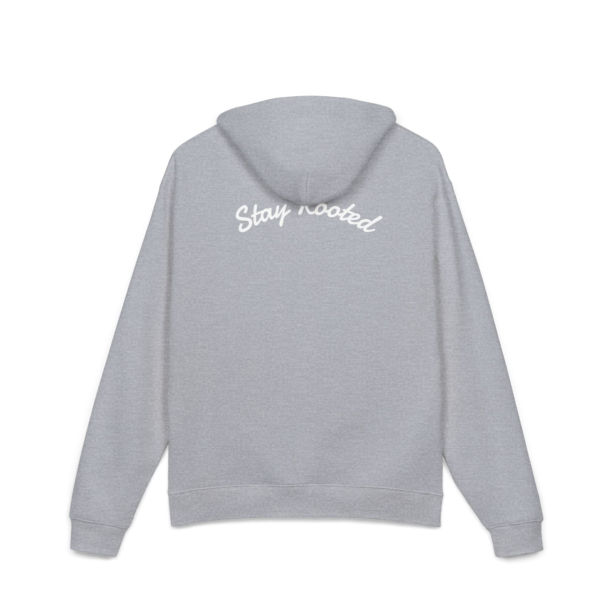 Stay Rooted Hoodie — Minimal Tree Graphic Relaxed Pullover