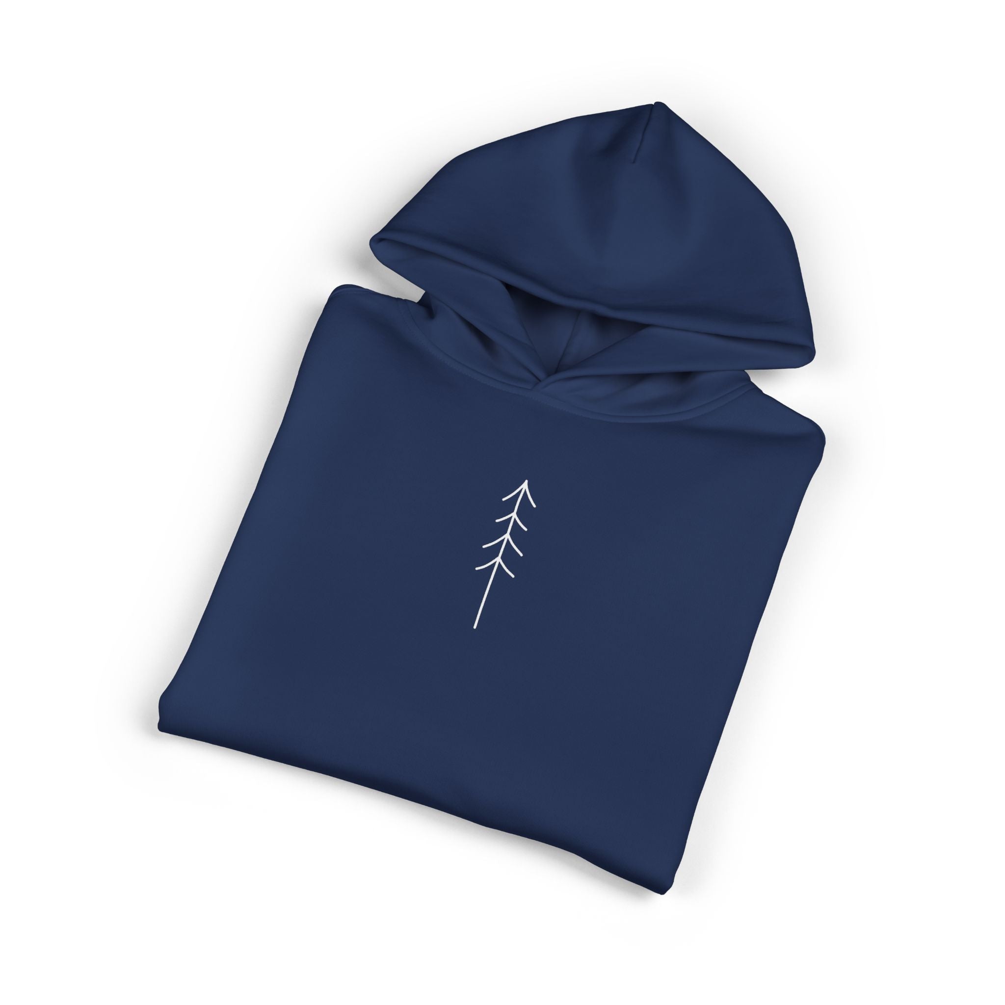 Stay Rooted Hoodie — Minimal Tree Graphic Relaxed Pullover