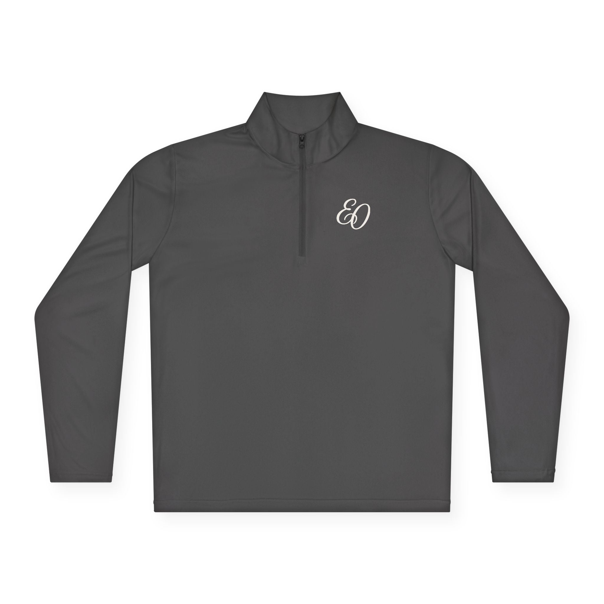 Quarter-Zip Pullover — Small Tree Chest Logo & “Stay Rooted.” Back Script