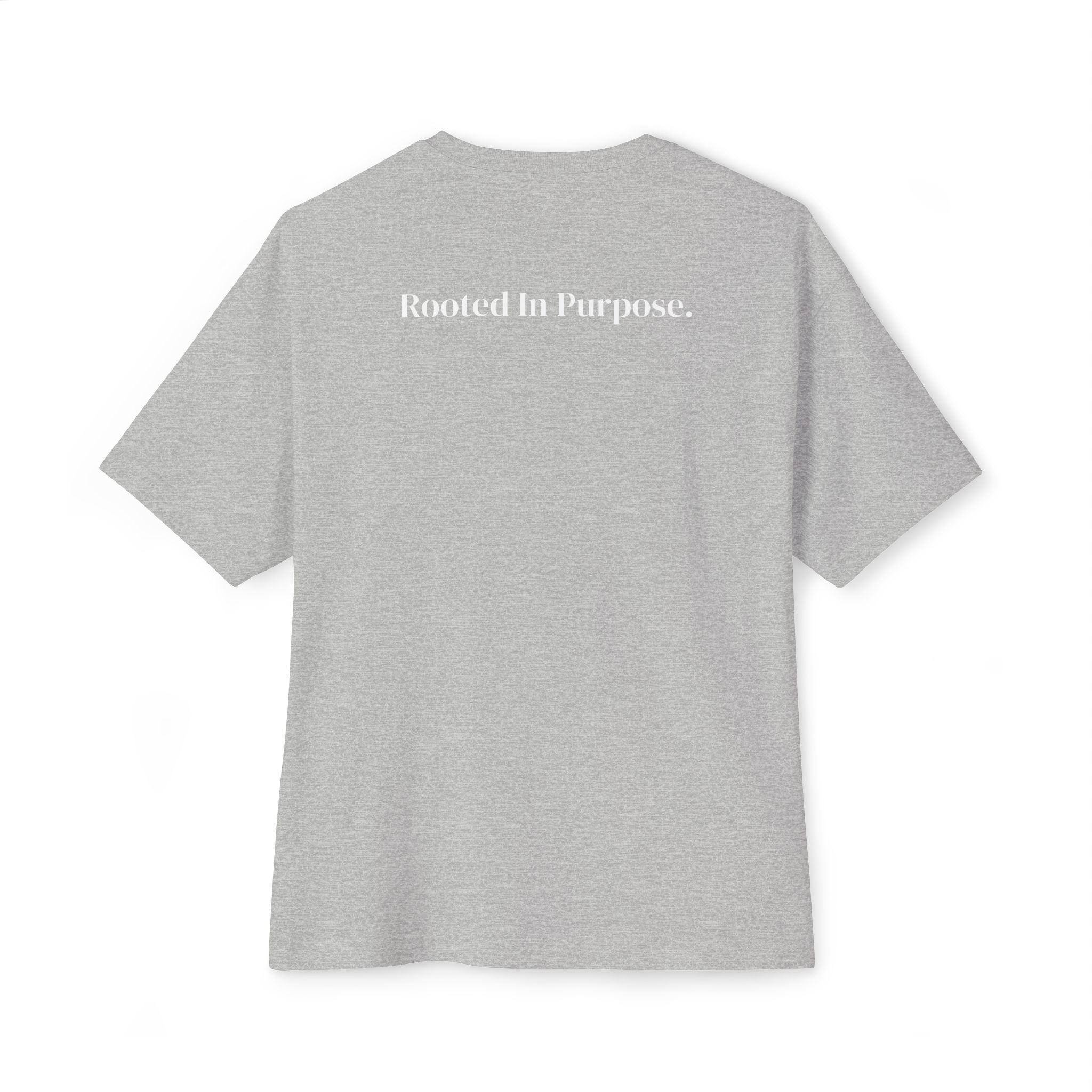 East and Oak Logo Boxy Tee — Minimalist Oversized Graphic T-Shirt