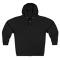 Zip Hoodie — Minimal Back Script Comfort Zip-Up