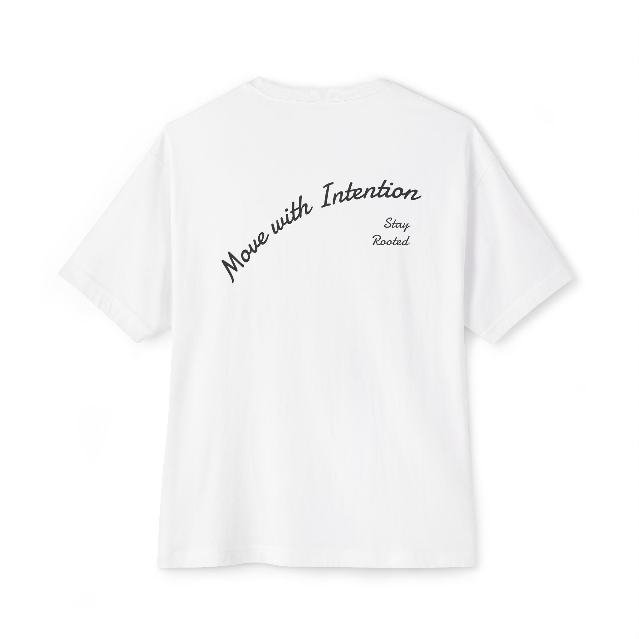 East and Oak Logo Boxy Tee — Minimalist Oversized Graphic T-Shirt