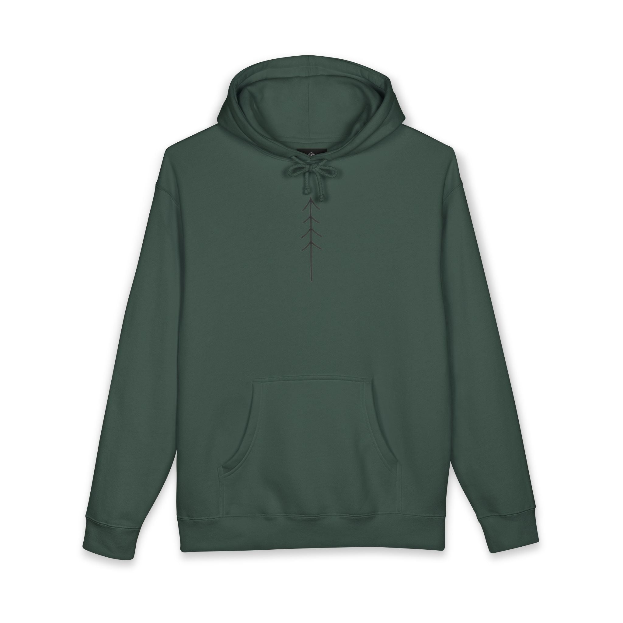 Minimal Arrow Hoodie — Simple Nature-Inspired Pullover