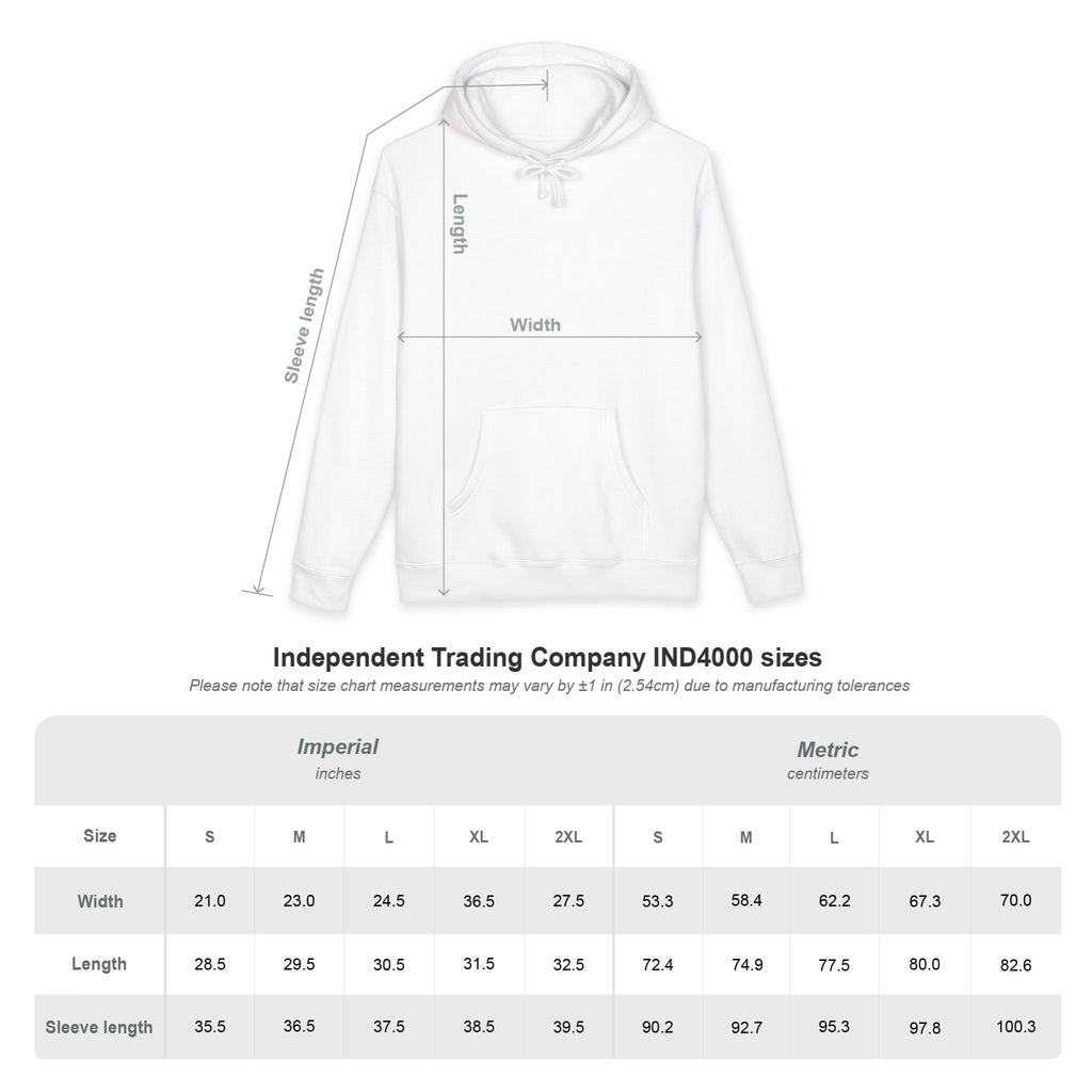 Minimal Arrow Hoodie — Simple Nature-Inspired Pullover
