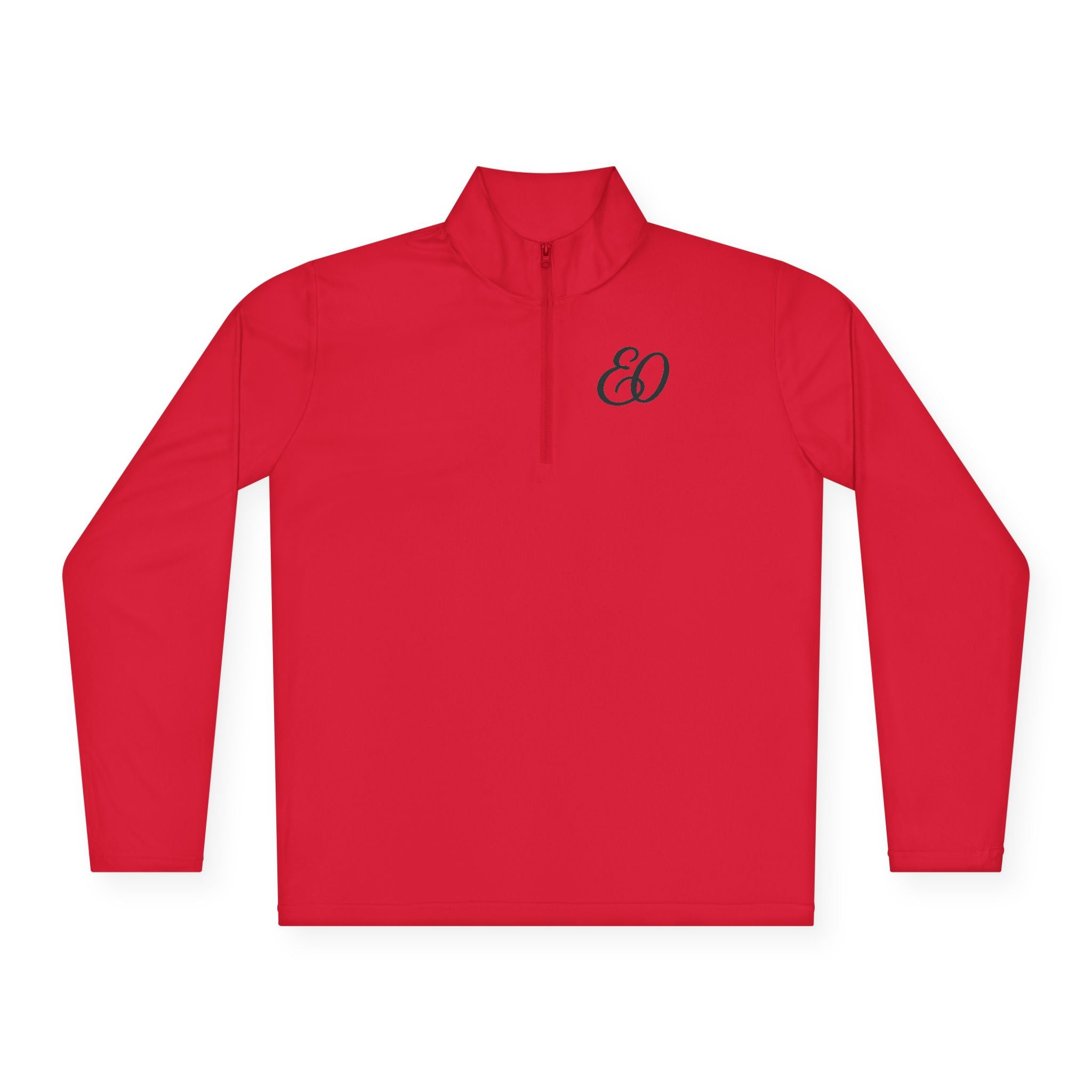 Quarter-Zip Pullover — Small Tree Chest Logo & “Stay Rooted.” Back Script