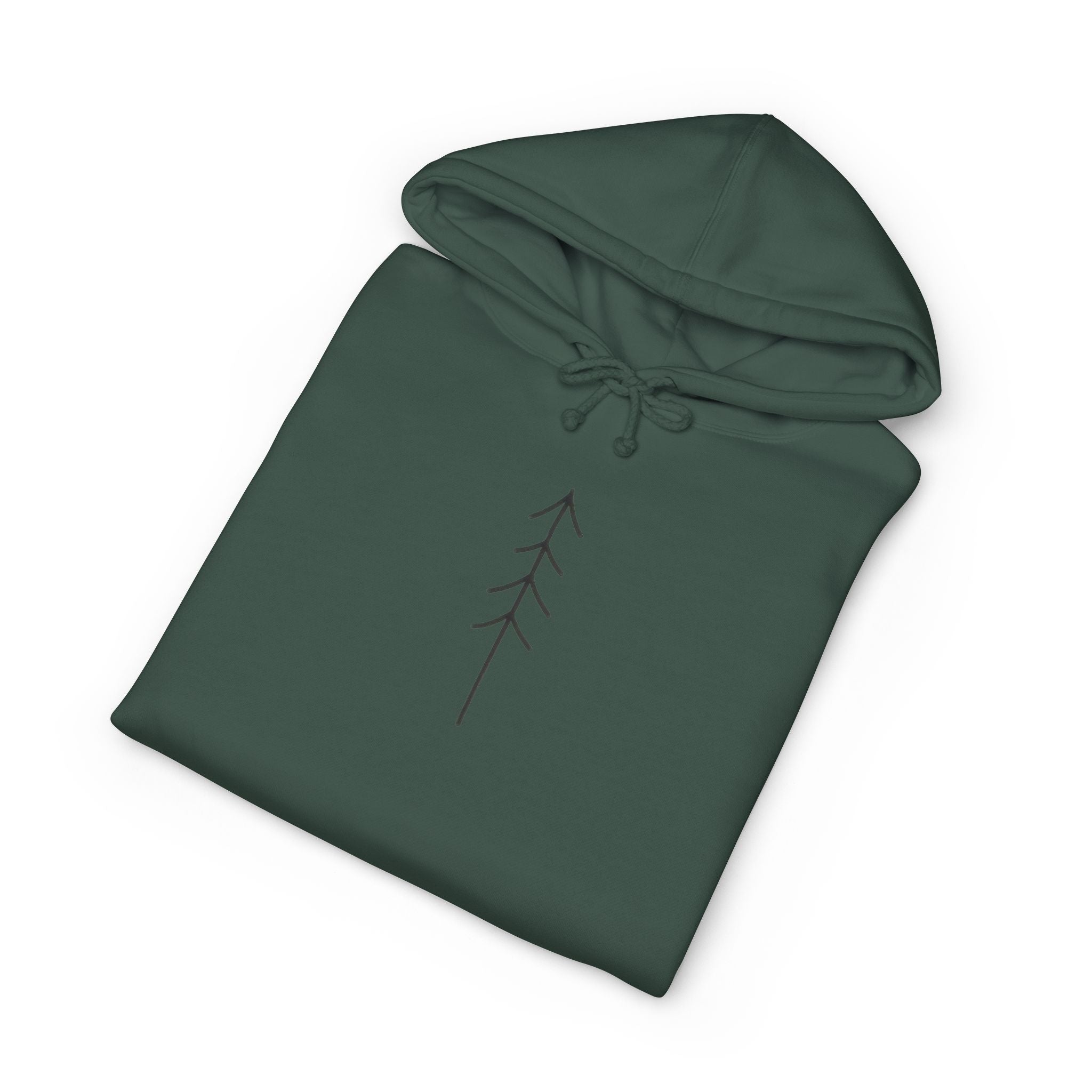 Minimal Arrow Hoodie — Simple Nature-Inspired Pullover